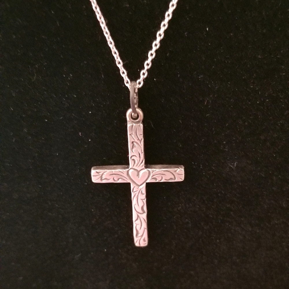Sterling Silver Cross Necklace
